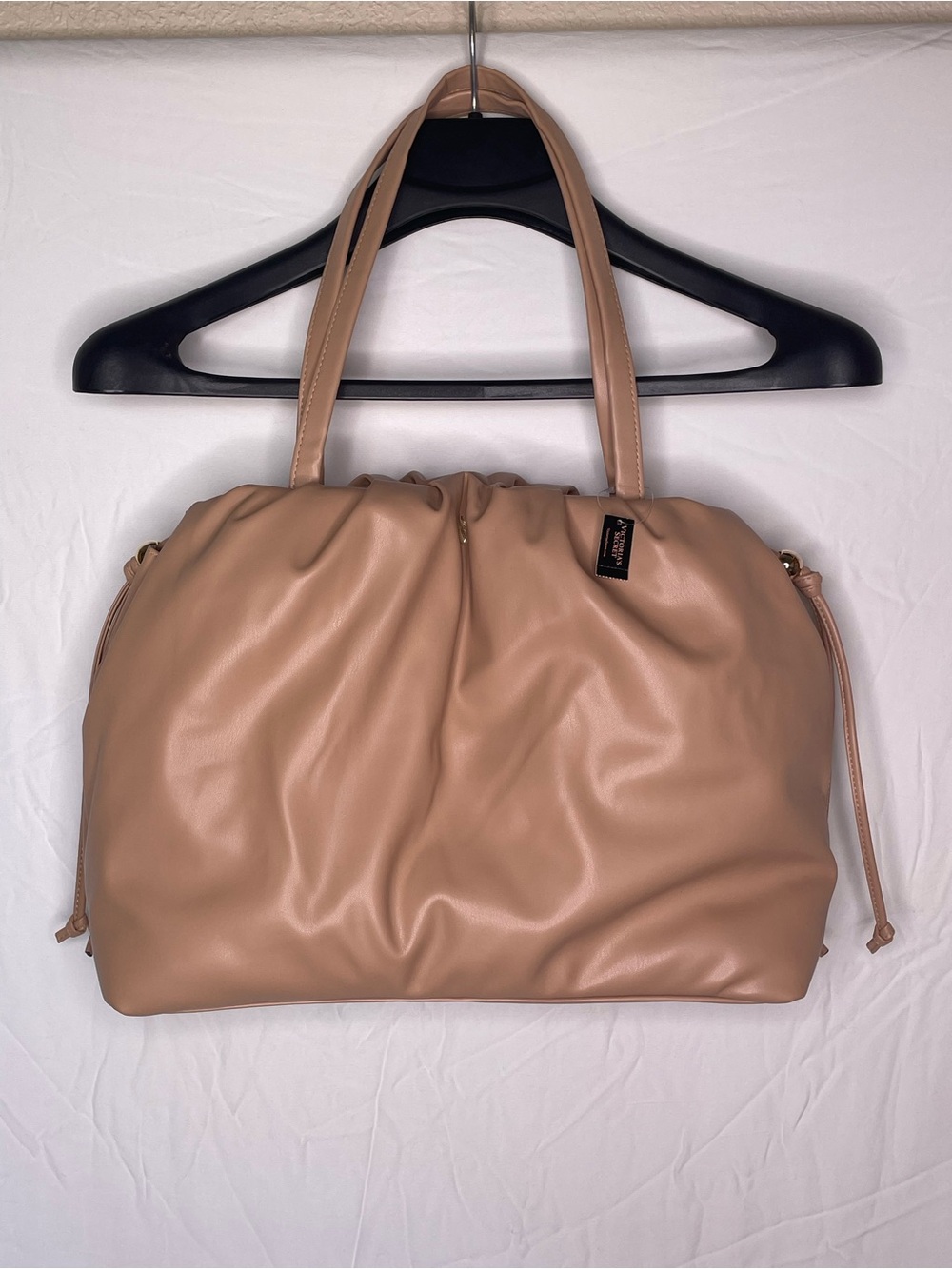 Victoria's Secret Nude/Tan Gathered Shoulder Bag